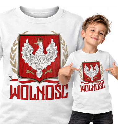 koszulka dziecięca Patriotyczna WOLNOŚĆ